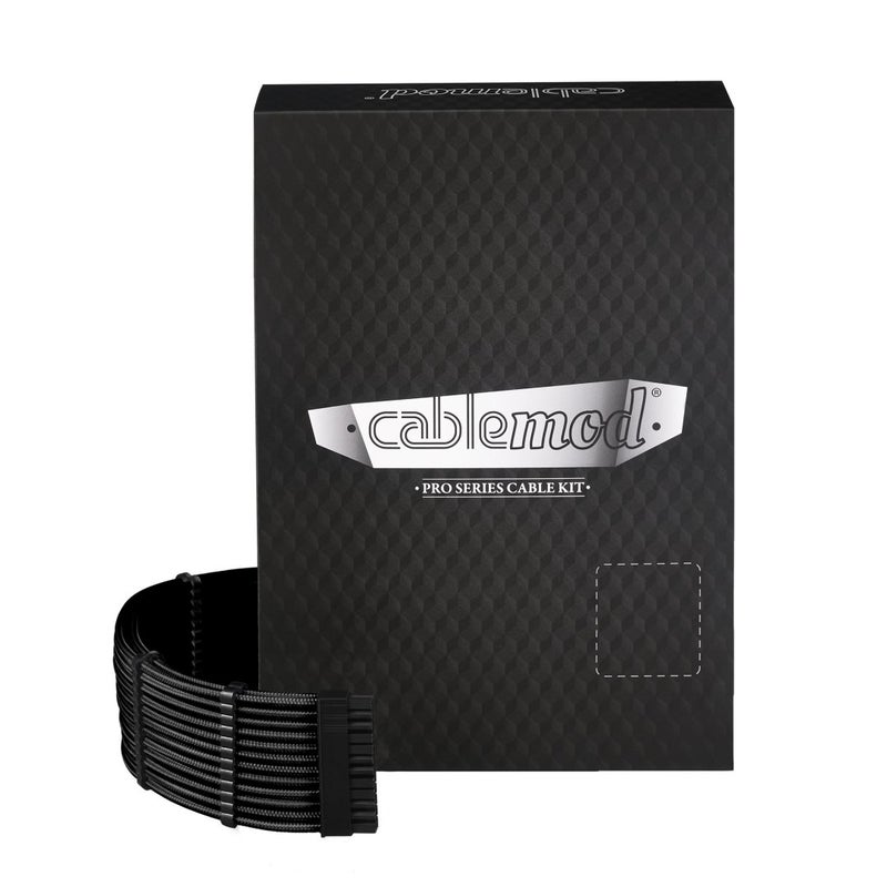 CableMod C-Series Pro ModMesh Sleeved Cable Kit for Corsair Type 4 RM Black Label/RMi/RMX (Black) - Image 1